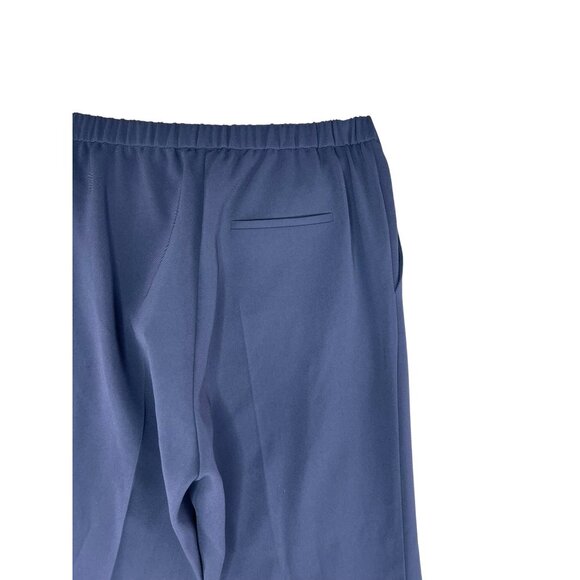 Hugo Boss Tahwena Womens Navy Blue Slim Fit Trousers Pull-On Dress Pants Size 8 - Picture 13 of 16